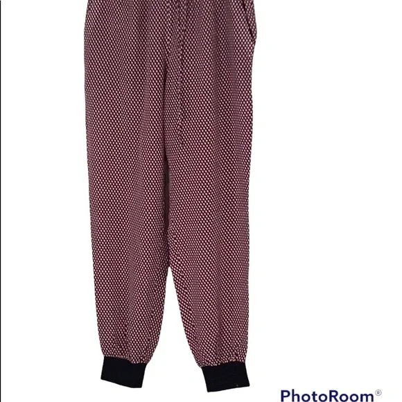Theory Silk Printed Joggers /Lounge Pants, S, EUC